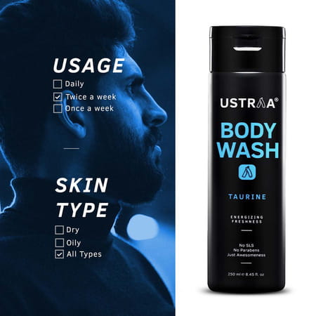 Ustraa Body Wash-Taurine 250 Ml (Pack Of 2)