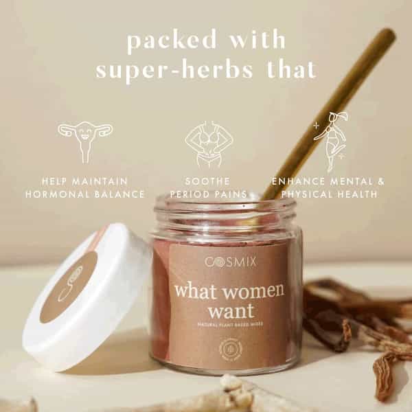 Cosmix My Happy Gut + Feel Good Skin + What Women Want 60G Each Jar (Pack Of 3)