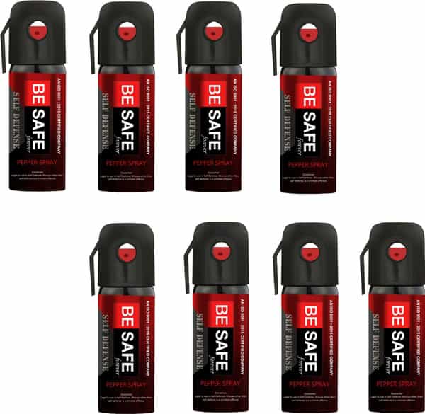 Besafe Forever Max Protection Self Defense Pepper Spray Pack Of 8