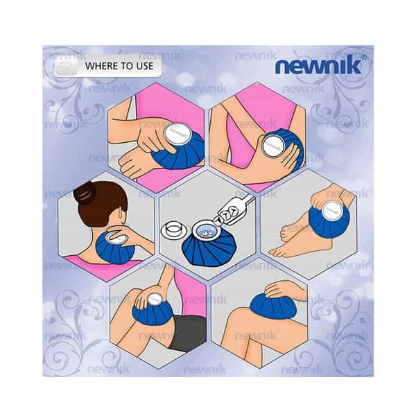 Newnik Ic900 Cool Pack Ice Bag (Blue)