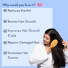Wishcare Hair Growth Serum Concentrate - Redensyl|Anagain|Caffeine|Biotin|Keratin|Rice Water (30Ml)