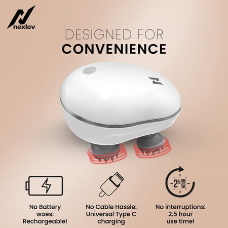 Nexlev 2 In 1 Scalp Massager Hm-02