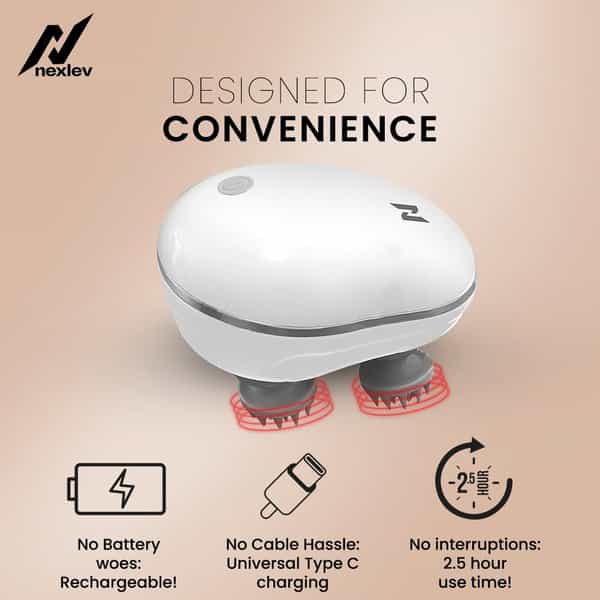 Nexlev 2 In 1 Scalp Massager Hm-02