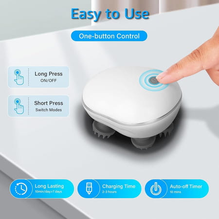 Nexlev 2 In 1 Scalp Massager Hm-02