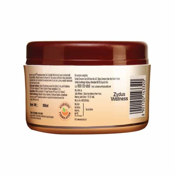 Everyuth Naturals Moisturizing Cream - 100Ml + Free Body Lotion - 90Ml