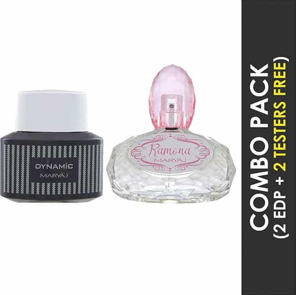 Maryaj Dynamic For Him Edp 100 Ml & Ramona For Her Edp 100Ml For Unisex Pack Of 2