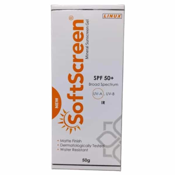 Softscreen Spf 50+ Matte Tinted Sunscreen Gel 30 Gm