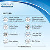 Quarant 3 Ply Protective Surgical Face Mask With Adjustable Nose Pin Uv Sterilized - Pack Of 500