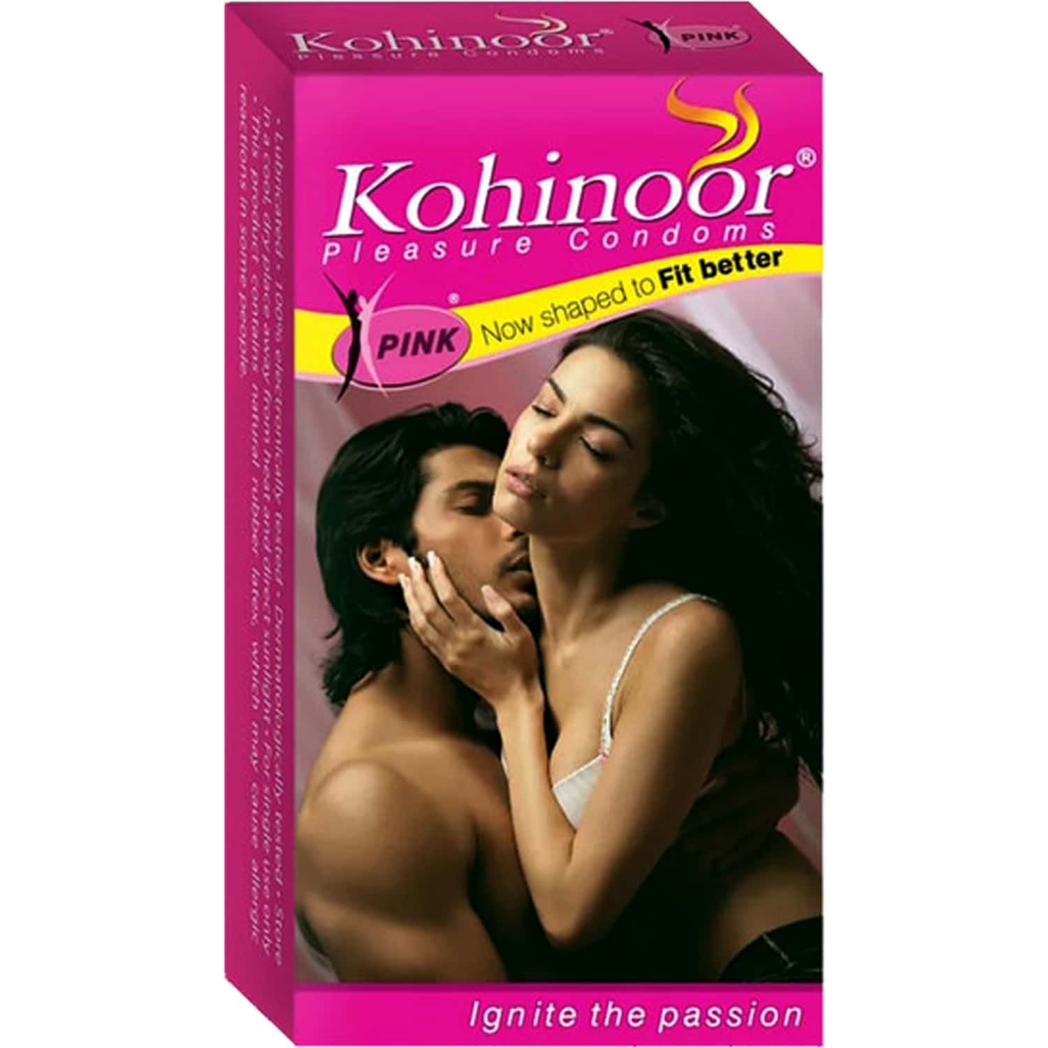 Pack De 10 Préservatifs Kohinoor Pink Plaisance - Enflammite The Passion, Neuf