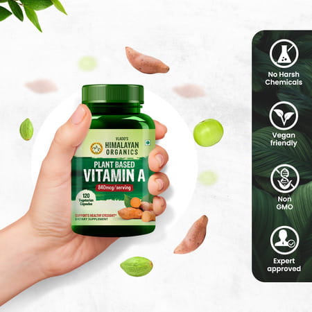 Vlado'S Himalayan Organics Plant-Based Vitamin A Supplement (120 Capsules)