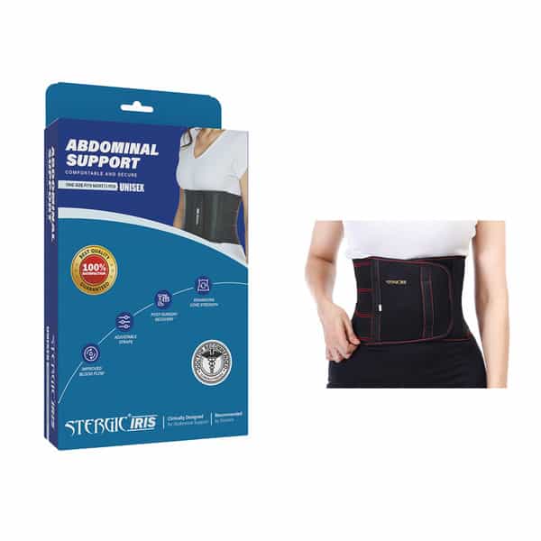 Stergic Iris Abdominal Support Belt Post-Surgical Recovery | Post Pregnancy & Pain Relief Large Size