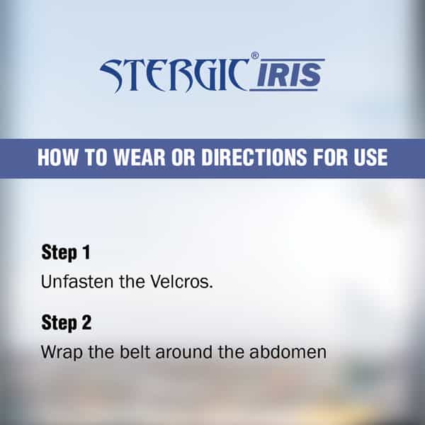 Stergic Iris Abdominal Support Belt Post-Surgical Recovery | Post Pregnancy & Pain Relief Large Size