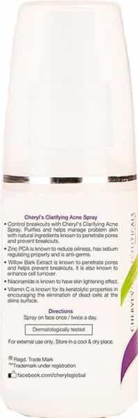 Cheryl's Clarifying Acne Spray - 50 Gm