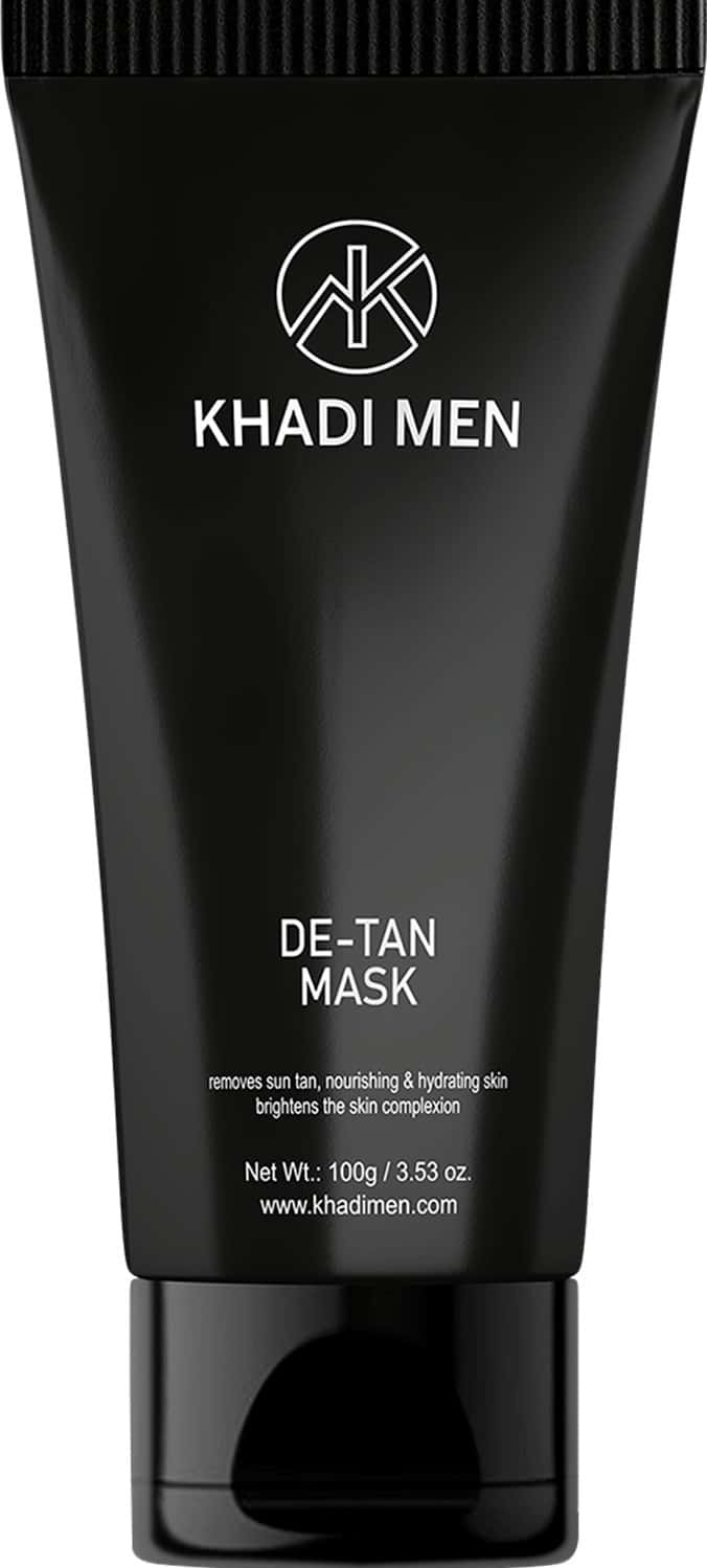 Khadi Men De Tan Face Mask Exfoliates & Tighten The Skin Pigmentation Control-100gm