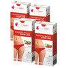 Everteen Silky Bikini Line Hair Remover Cream With Cranberry And Cucumber - 4 Packs (50 G Each)