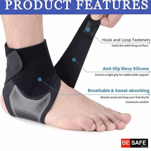 Besafe Forever Ankle Support Strap For Protection/ Pain Relief | Single