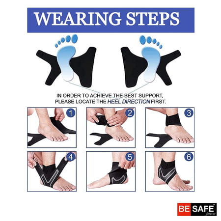 Besafe Forever Ankle Support Strap For Protection/ Pain Relief | Single