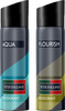 Peter England Fresh Fragrance Aqua & Flourish Deodorant (Pack Of 2) 300 - Ml