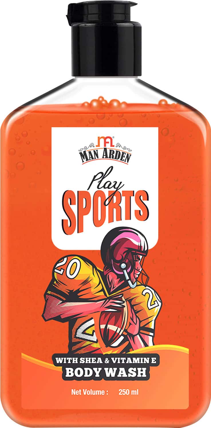 Man Arden Play Sports Luxury Body Wash Infused With Shea Butter & Vitamin E 250ml