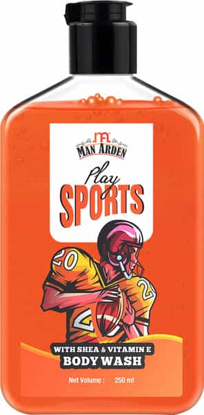 Man Arden Play Sports Luxury Body Wash Infused With Shea Butter & Vitamin E 250Ml