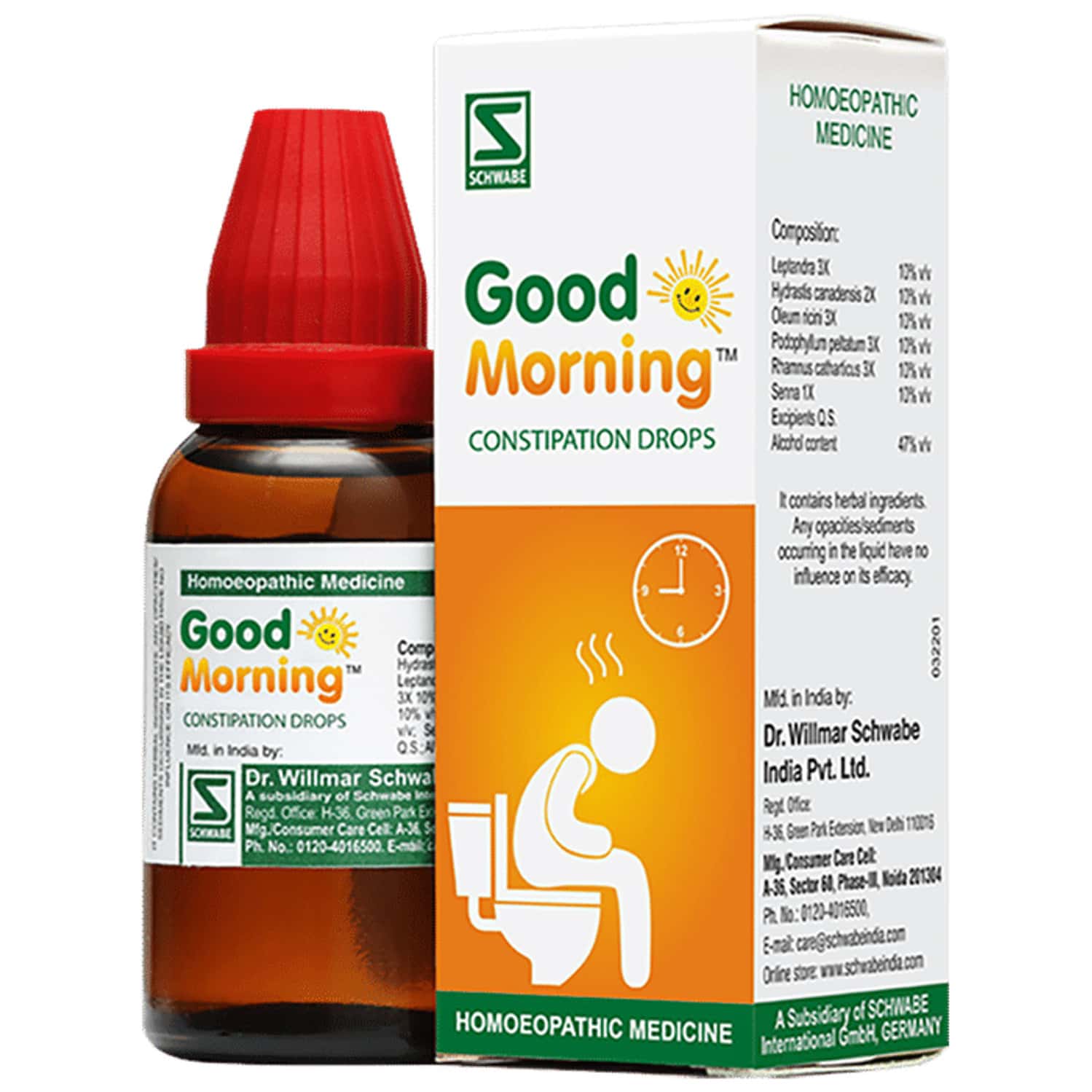 Dr. Willmar Schwabe India Good Morning Constipation Drop 30 Ml
