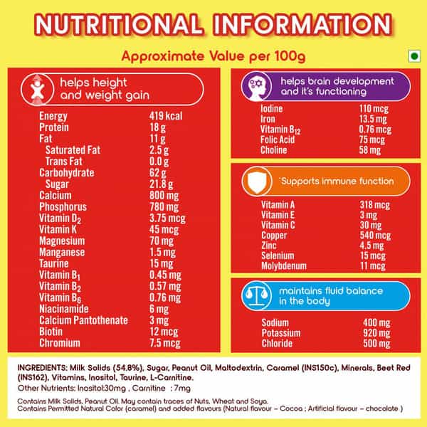 Complan Nutritional Drink Royale Chocolate 400Gm Pouch