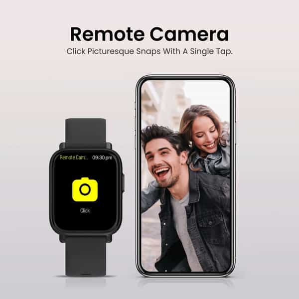 Portronics Kronos X1 Por-1434 - Smart Wrist Watch Black