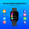 Portronics Kronos X1 Por-1434 - Smart Wrist Watch Black