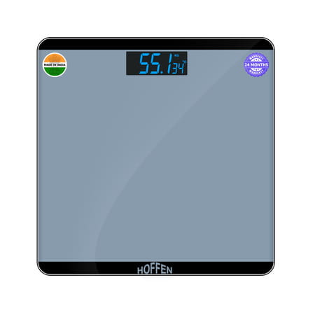 Hoffen (India) Electronic Digital Personal Bathroom Weight Machine | Upto 180kg