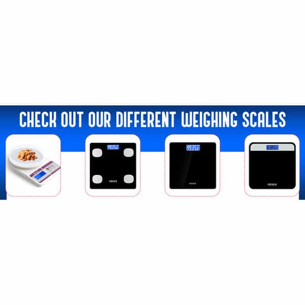 Hoffen (India) Electronic Digital Personal Bathroom Weight Machine | Upto 180Kg
