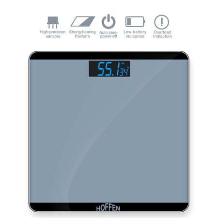 Hoffen (India) Electronic Digital Personal Bathroom Weight Machine | Upto 180kg