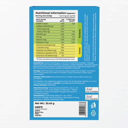 Good Monk Slimbiotics Weight Loss For Women & Men | Boosts Metabolism | 15 Day Pack