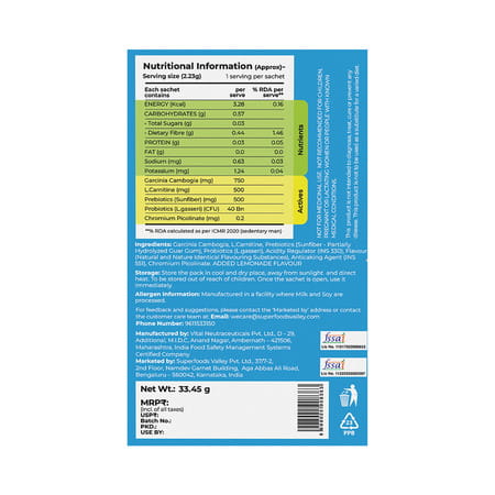 Good Monk Slimbiotics Weight Loss Supplement - Boosts Metabolism, Reduces Cravings | 15 Day Pack