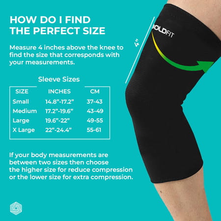 Boldfit Knee Caps For Women & Men Knee Support For Men Gym Knee Cap For Men Knee Pain Relief - Xl