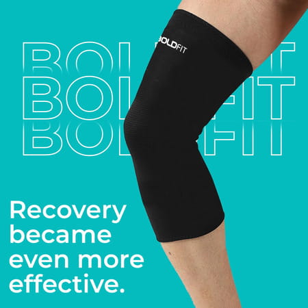 Boldfit Knee Caps For Women & Men Knee Support For Men Gym Knee Cap For Men Knee Pain Relief - Xl