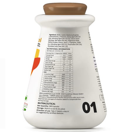 Myfitfuel Essential Amino Acids (3000 Mg) (240 Tablets) | All Essential Amino Acids