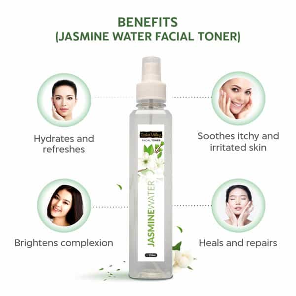 Indus Valley Natural Jasmine Water Facial Toner - Chemical Free - 250 Ml