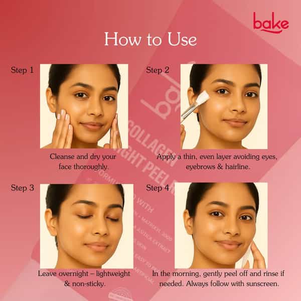 Bake Collagen Peel Off Mask With Matrixyl 3000 For Skin Tightening & Anti-Aging Care (100Ml)