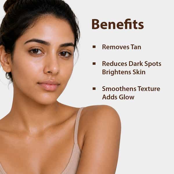 Dermistry Kojic & Glycolic Acid De Tan Body Face Pack For Glowing Skin Lightening Brightening 300Ml