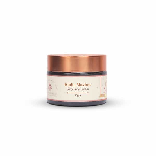 Baby Forest Surya Kawach Baby Sunscreen Lotion Spf 15 | 100 Gm & Khilta Mukhra Baby Face Cream 50 Gm