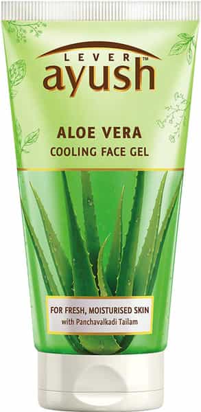 Lever Ayush Natural Ayurvedic Aloe Vera Cooling Face Gel-150 G