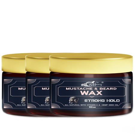 Moustache & Beard Herbal Wax For Men | Professional Matte Look | Extra Shine (150gm)
