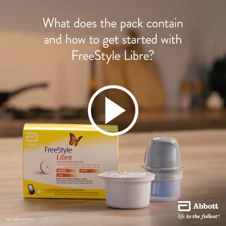 Freestyle Libre Sensor Continuous Glucose Monitoring Device 1 No'S