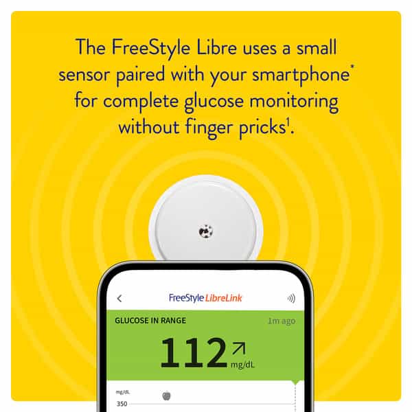 Freestyle Libre Sensor Continuous Glucose Monitoring Device 1 No's