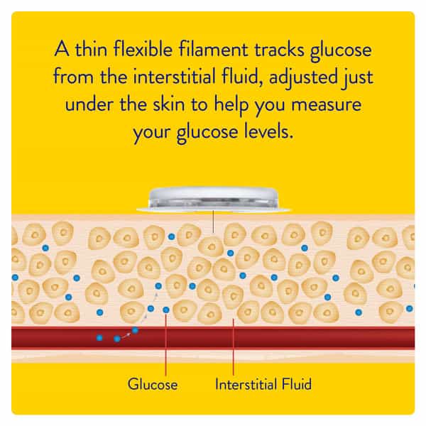 Freestyle Libre Sensor Continuous Glucose Monitoring Device 1 No's