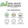 Love Earth Snail Mucin Milky Drops Face Serum - 30ml