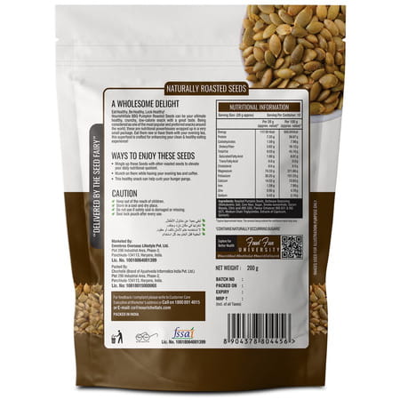 Nourishvitals Barbeque Pumpkin Roasted Seed 200 G