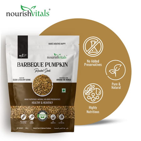 Nourishvitals Barbeque Pumpkin Roasted Seed 200 G