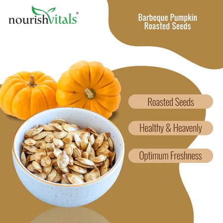 Nourishvitals Barbeque Pumpkin Roasted Seed 200 G