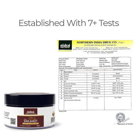 Nidco Shilajit Resin 50 Gm